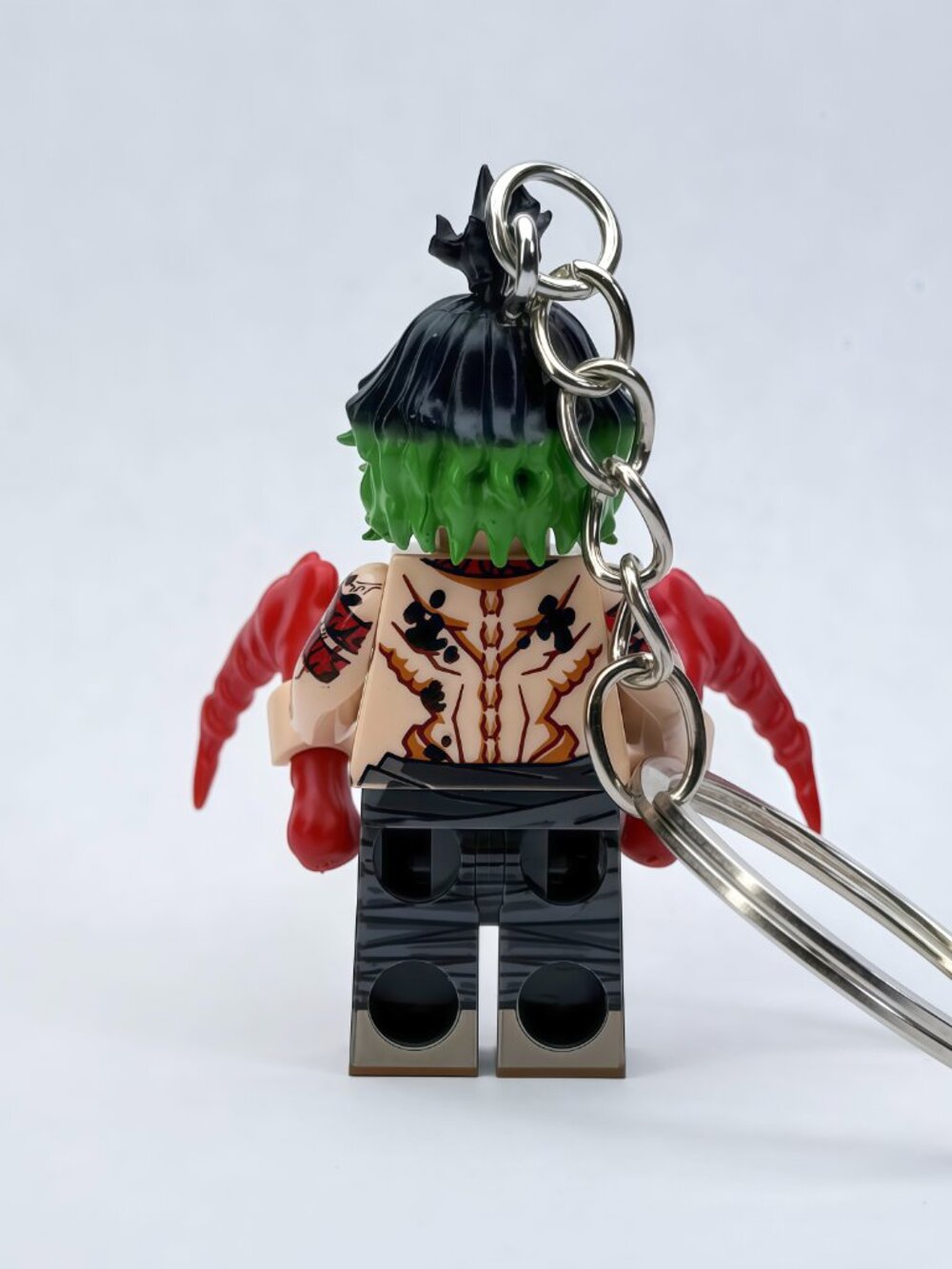 Demon Slayer Gyutaro Custom Minifigure Keychain - Picture 2 of 2